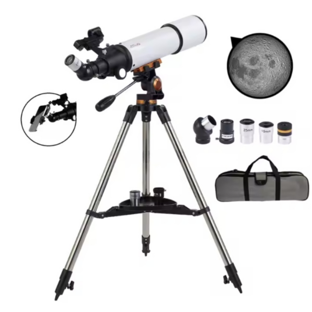 Solara Optics Atlas 90AZ Refractor Telescope Kit